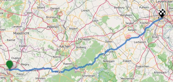 Liege-Cologne-126km